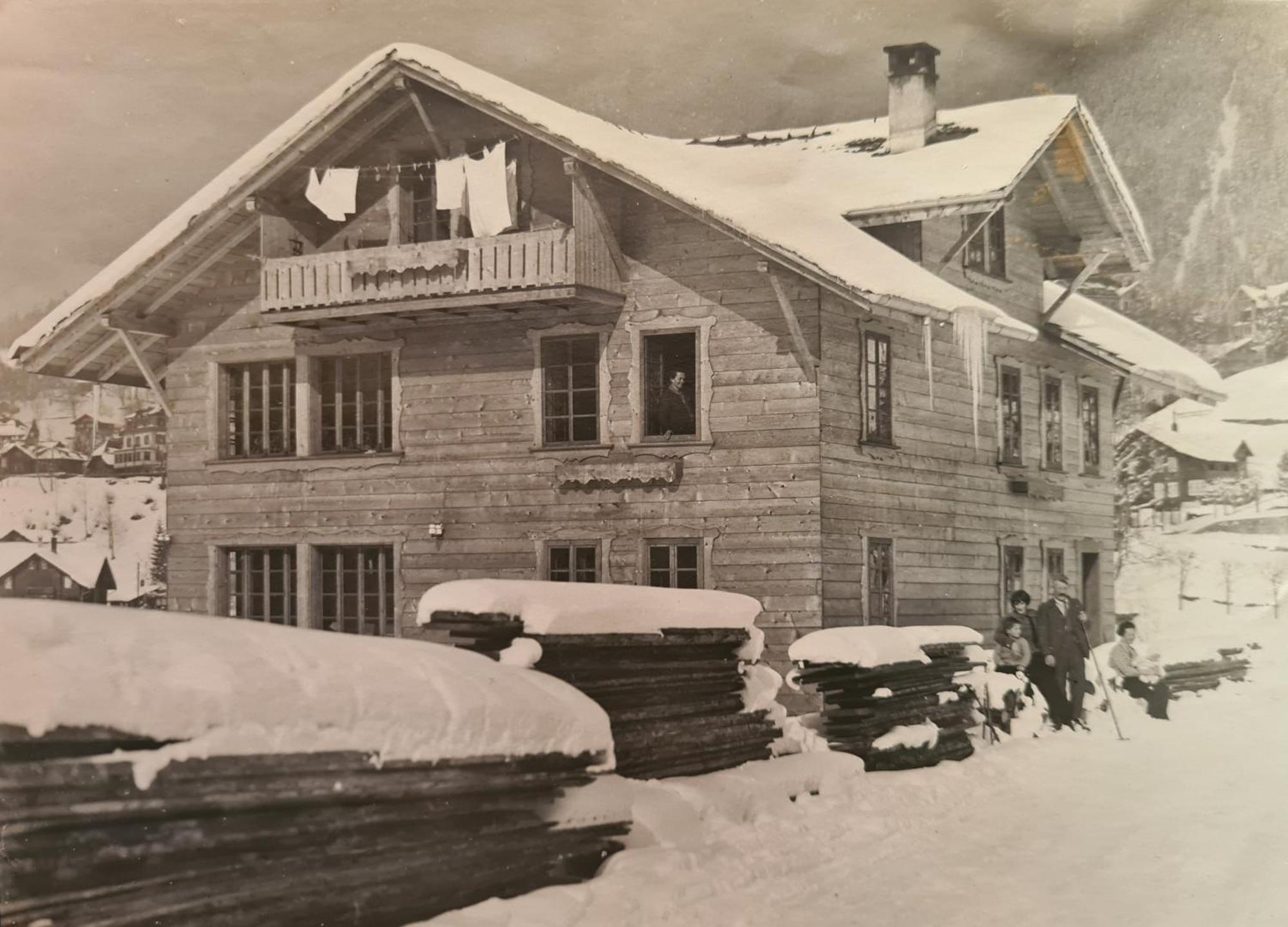 شقة Traditional Chalet In Wengen - Top Floor المظهر الخارجي الصورة